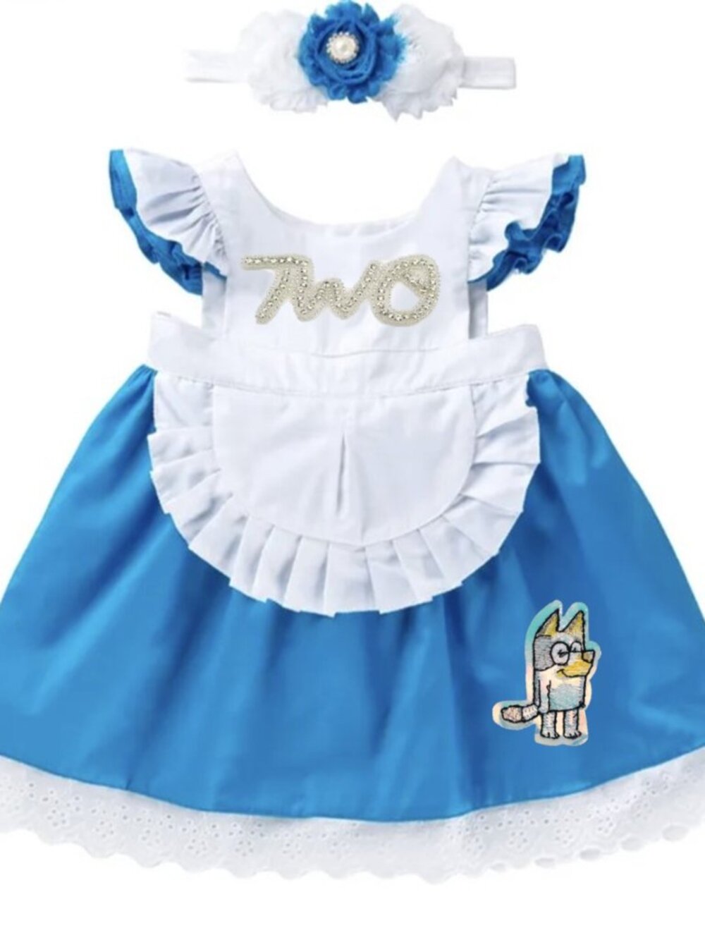 Bluey Dress Bluey Second Birthday Dress Bingo Outfit Bluey Clothes Costume